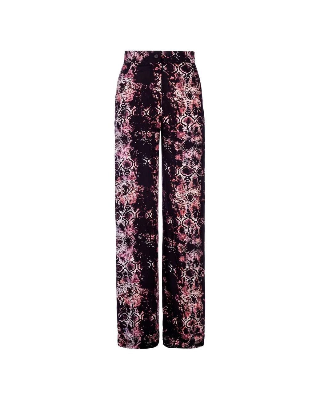 Tessitura Red Digital Snake Swarovski Crystal Trousers