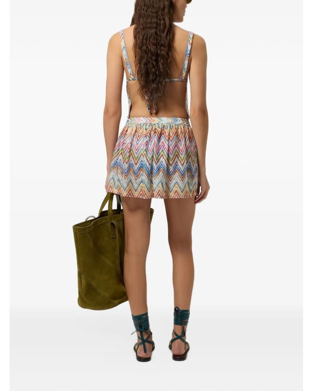 Missoni Gray Haut À Motif Zig-Zag