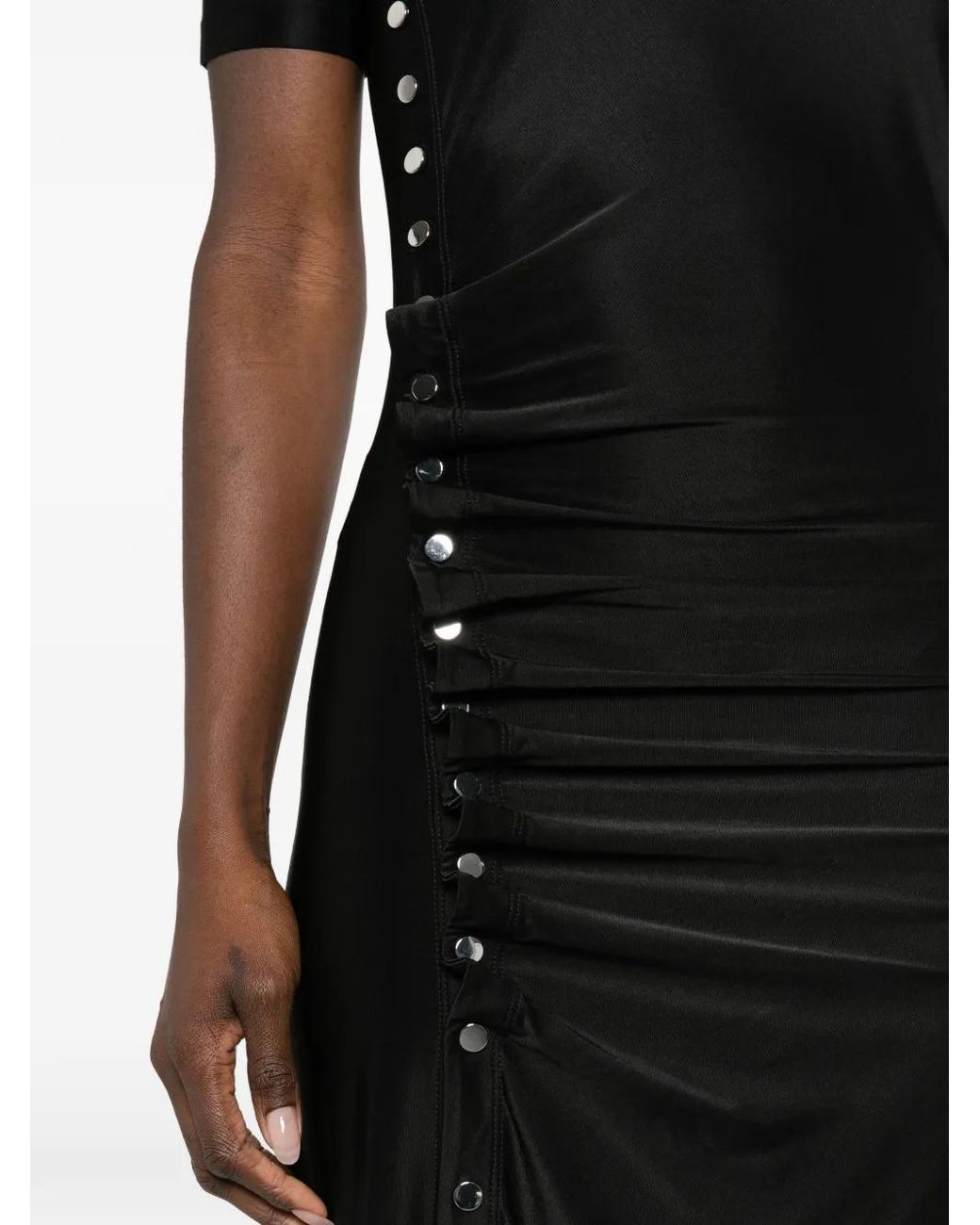 Rabanne Black Button Dress