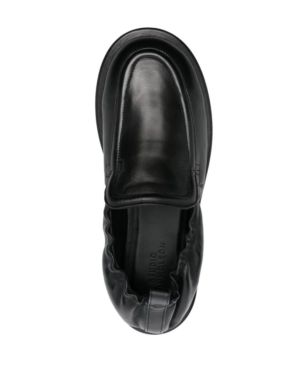 Studio Nicholson Black Donovan Elasticated Round-Toe Loafers for men