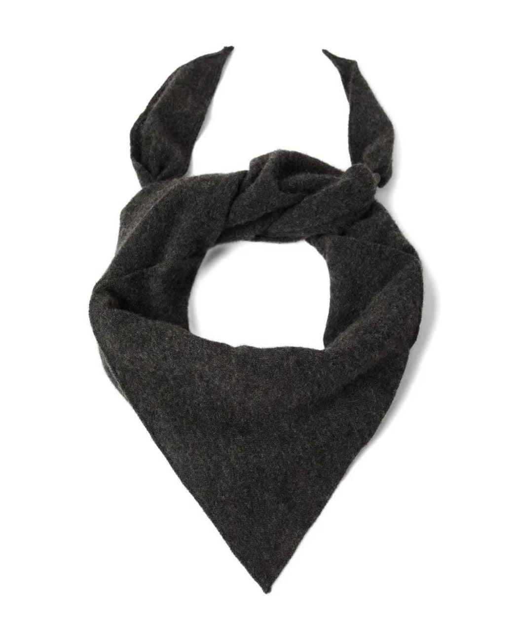 Brunello Cucinelli Black Cashmere Scarf With Shiny Details