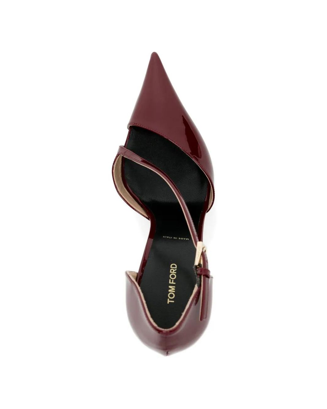 Tom Ford Pink Patent Leather Asymmetric Pumps