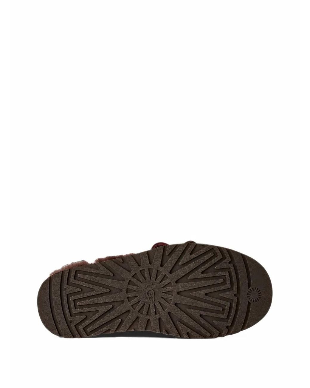 Ugg Brown Disquette Heritage Mules