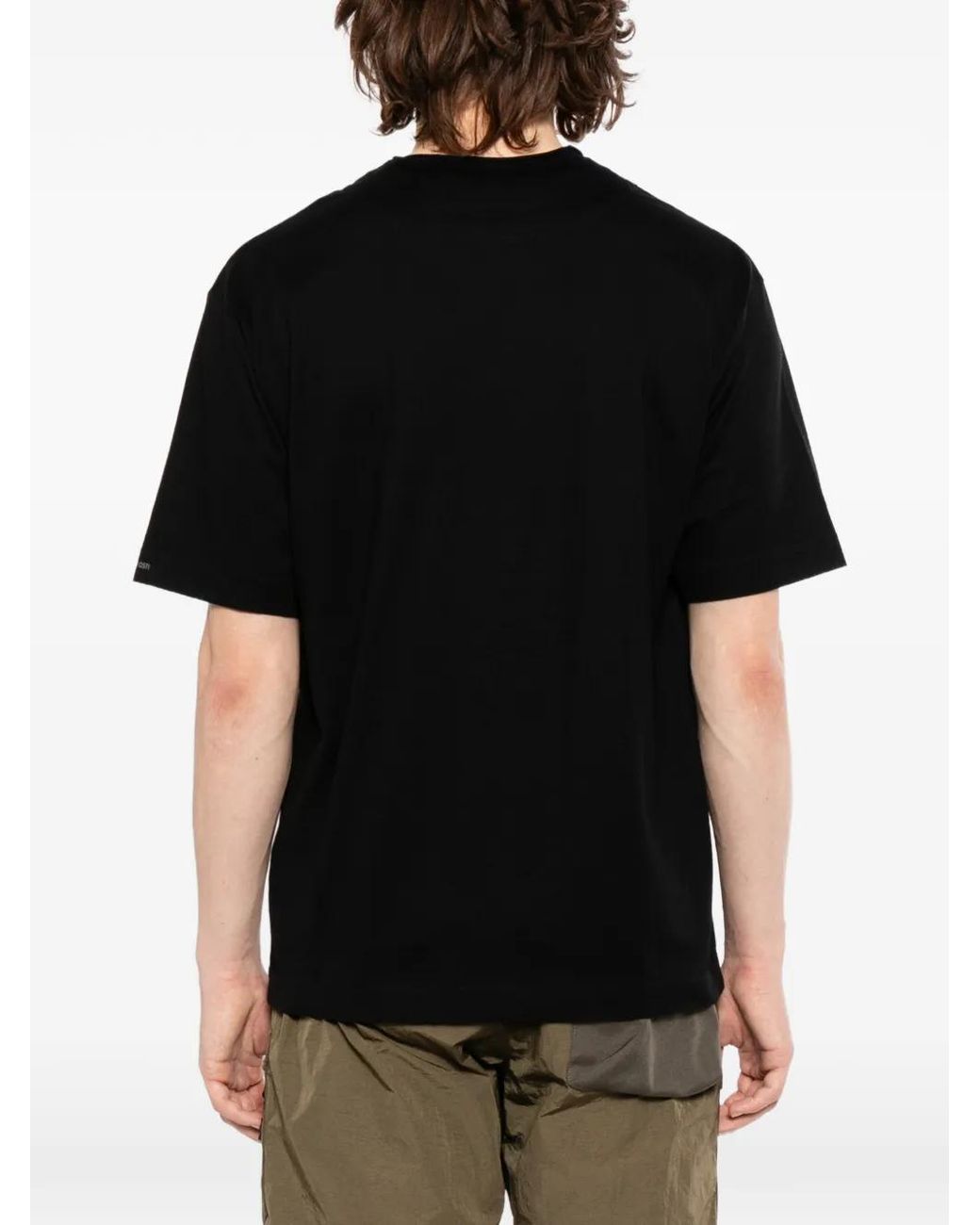 Massimo Osti Studio Black Crew Neck T-Shirt for men