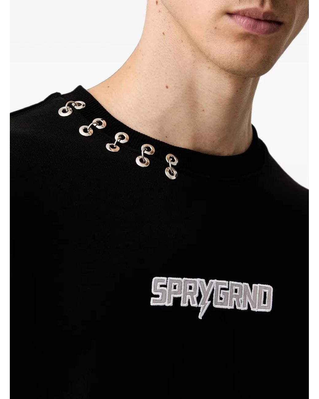 Sprayground Lightning Shark Pullover Mit Logo in Black für Herren