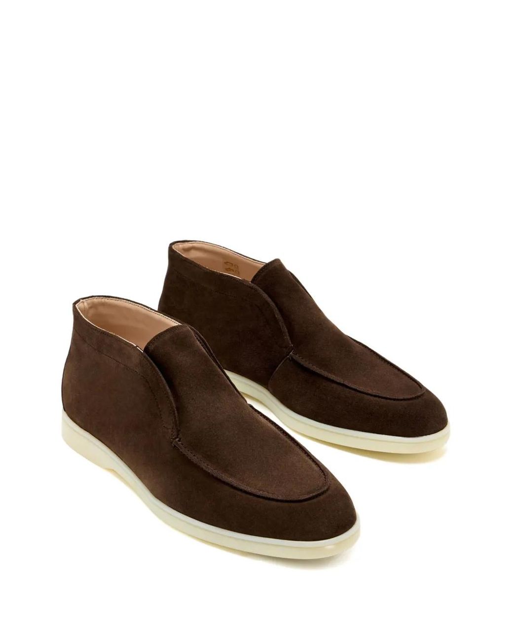Forsa Brown Baxter Suede Desert Boots for men