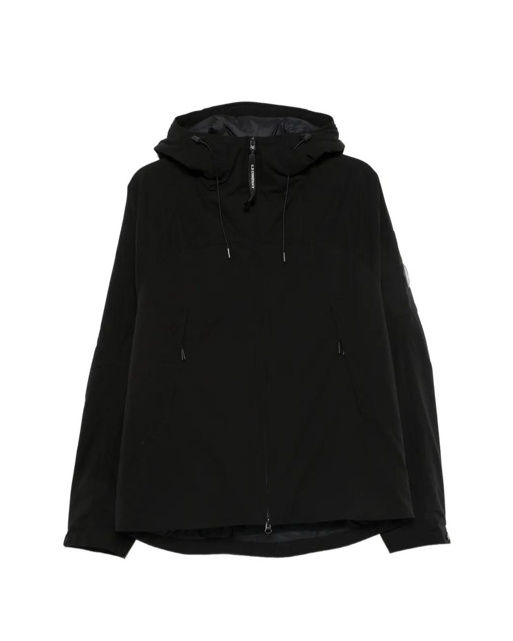 C P Company Black Nylon Blouson Jacket for men