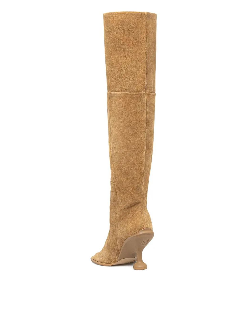 Naked Wolfe Brown 90Mm Kind Sculpted-Heel Boots