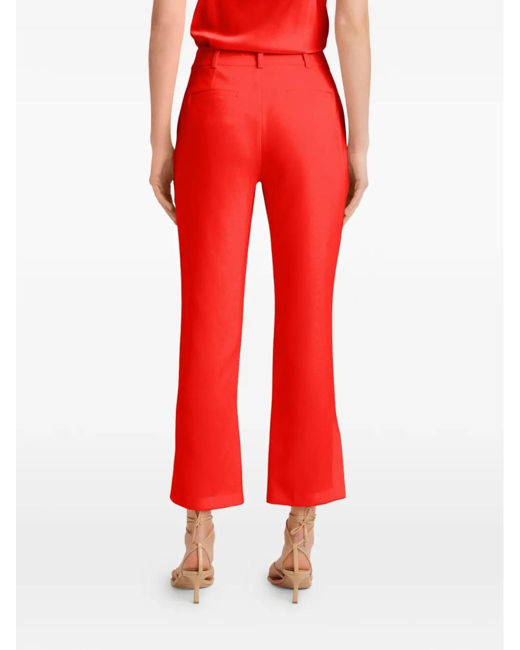 Cinq À Sept Cropped Broek in het Red