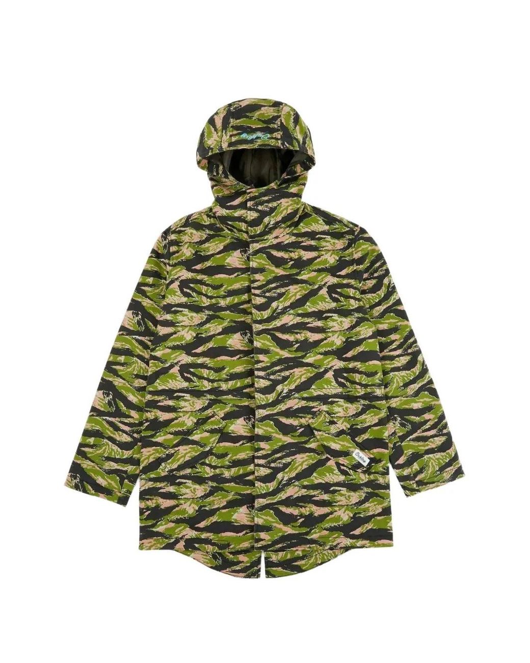 Oakley Green Tiger-Camo Tnp Jacket for men