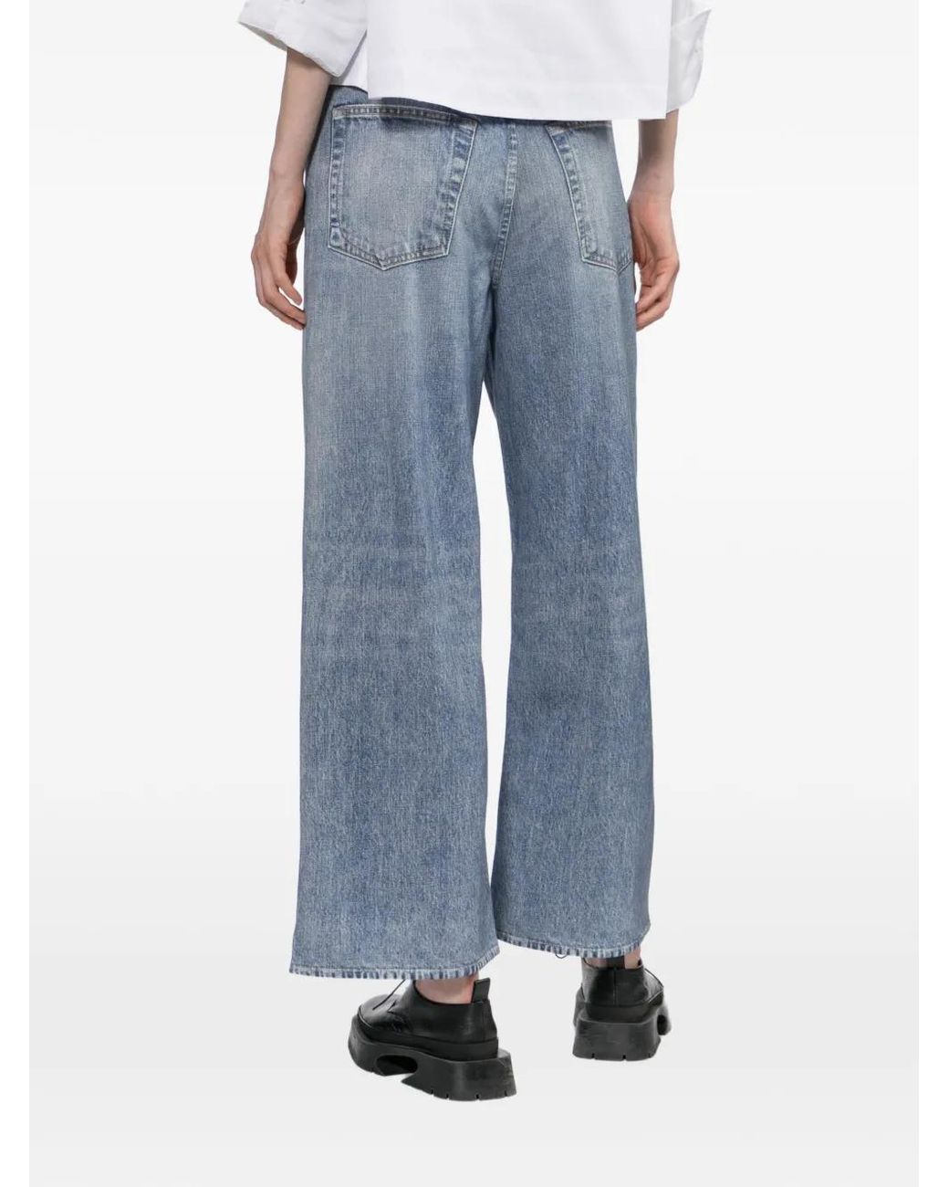 Rag & Bone Blue Pantalon De Jogging Rb Miramar Andi À Coupe Ample