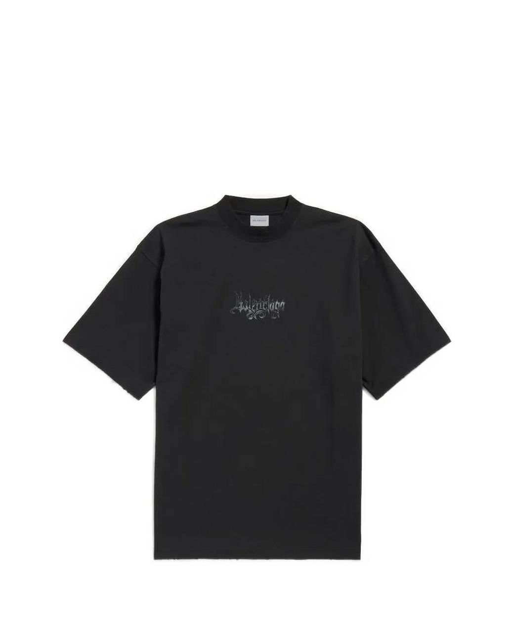 Balenciaga Black Sketchy Medium Fit T-Shirt for men