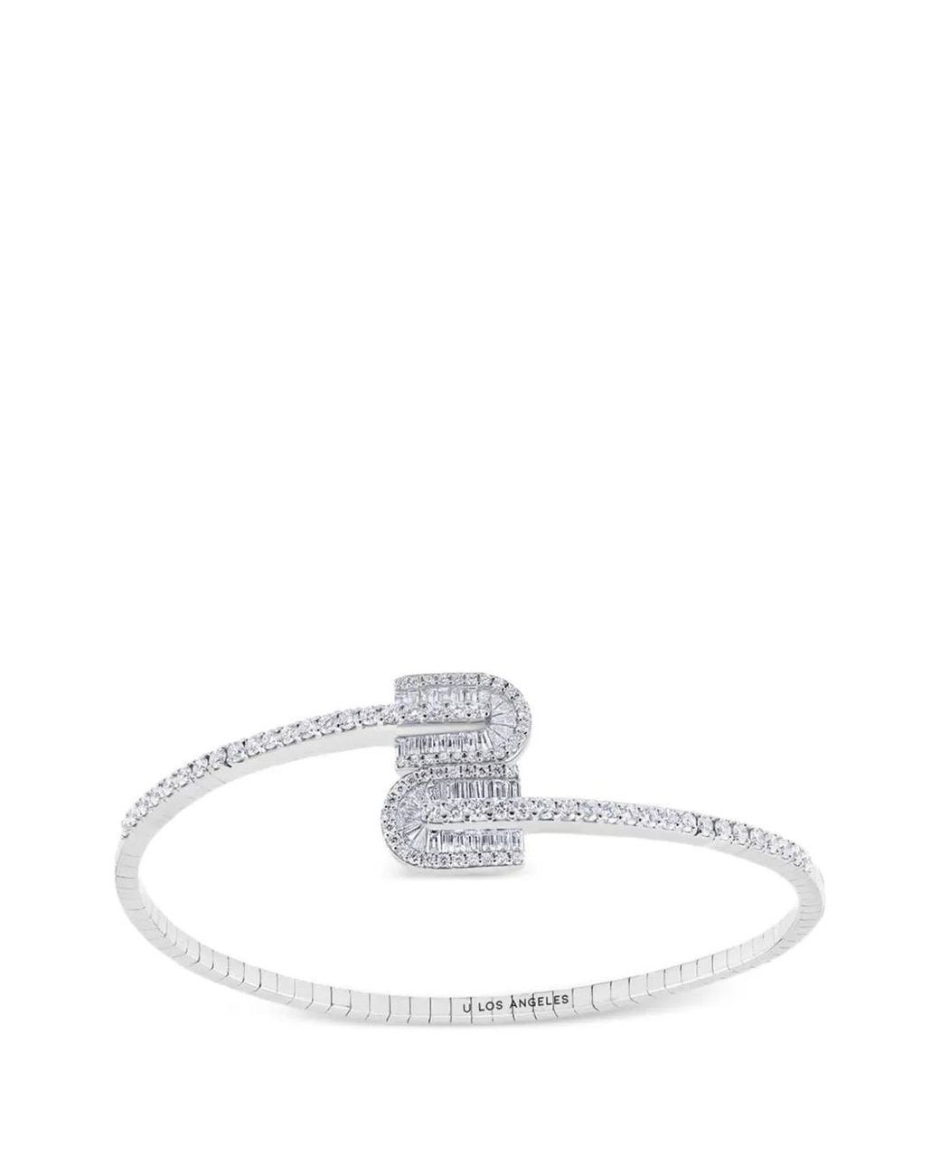 UNION LOS ANGELES Natural Maxi U Duo Diamond Bracelet