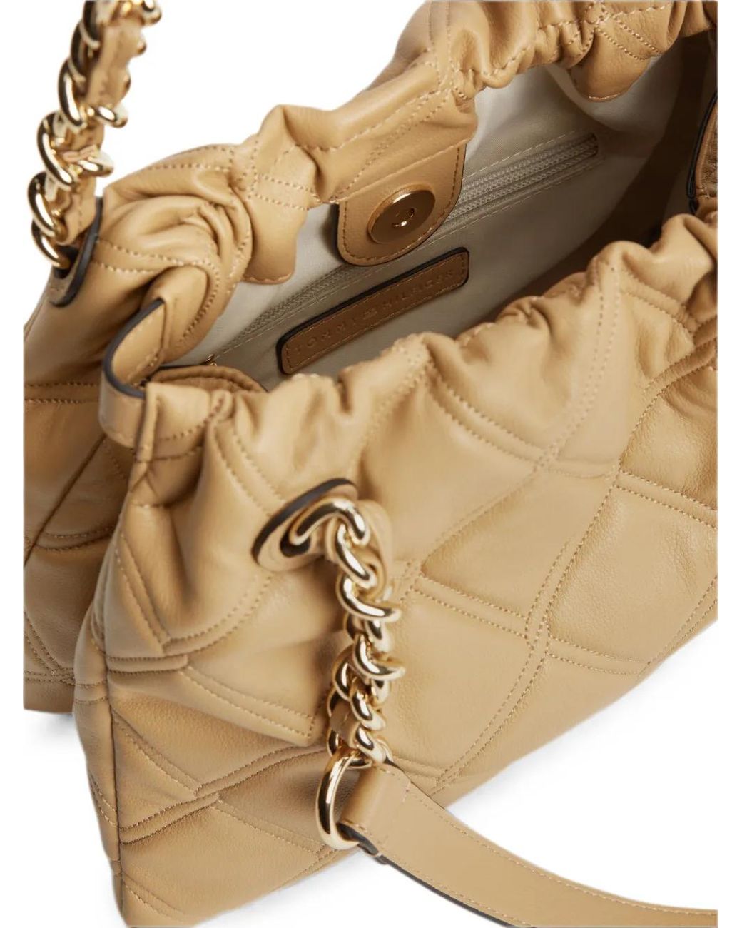 Tommy Hilfiger Natural Shoulder Bags