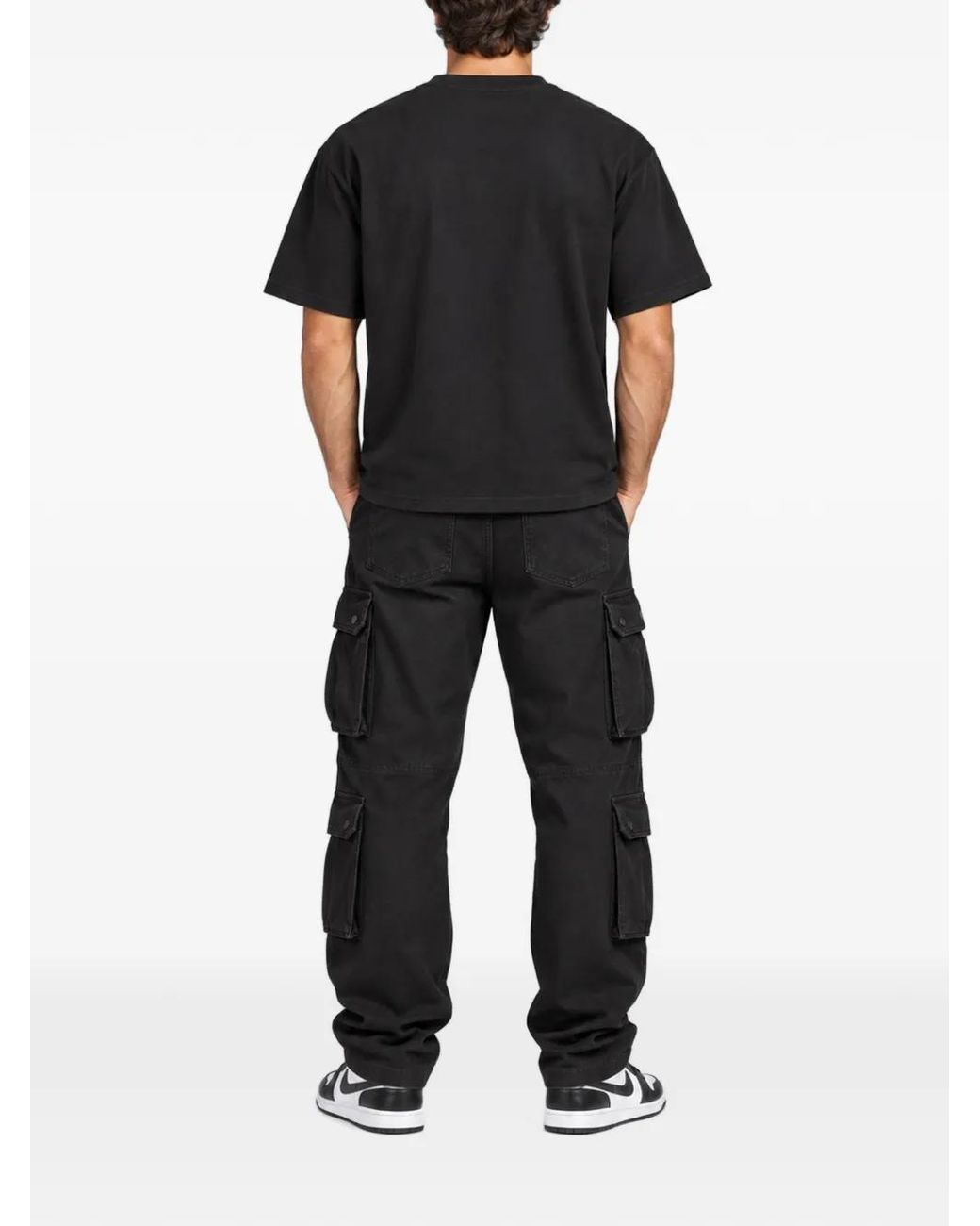 Melt Black Graphic-Print T-Shirt for men