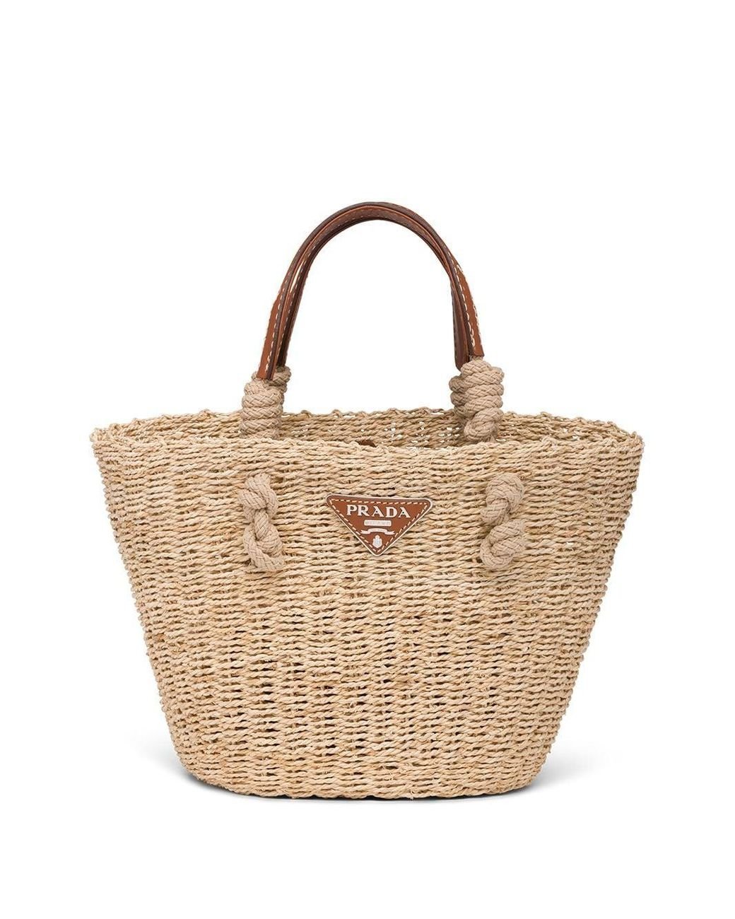 Woven Raffia Tote Bag