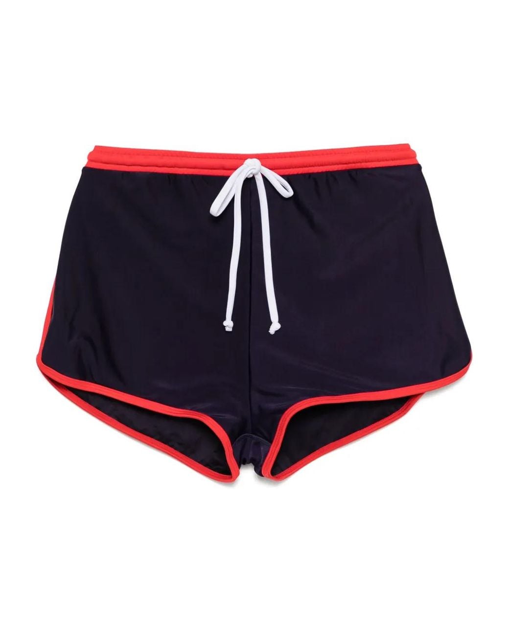 Duskii Blue High-Waist Surf Shorts