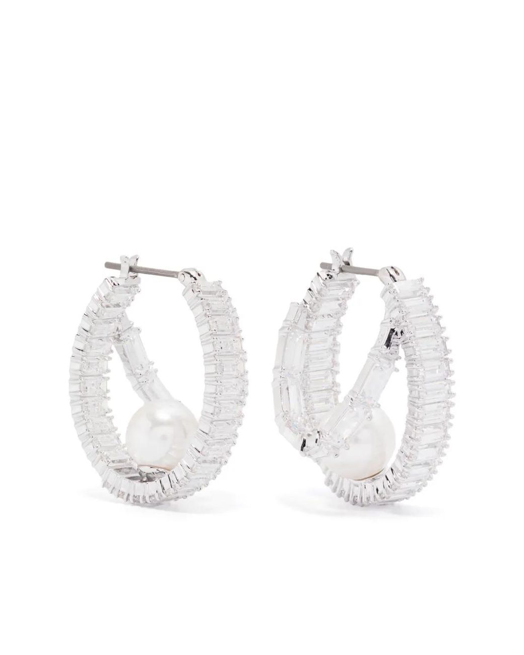 Ariana Grande フープピアス クリスタル パール Ariana Grande x