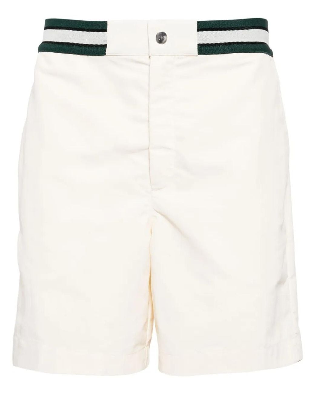 CHE White Elasticated-Waist Swim Shorts for men