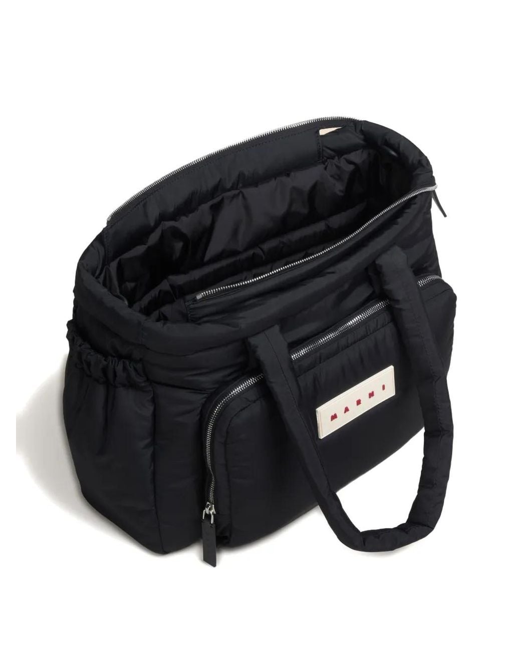 Borsa Tote Slouchy di Marni in Black da Uomo