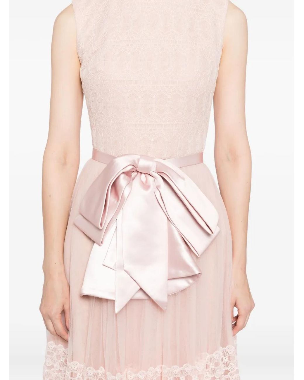 Saiid Kobeisy Pink Lace Dress