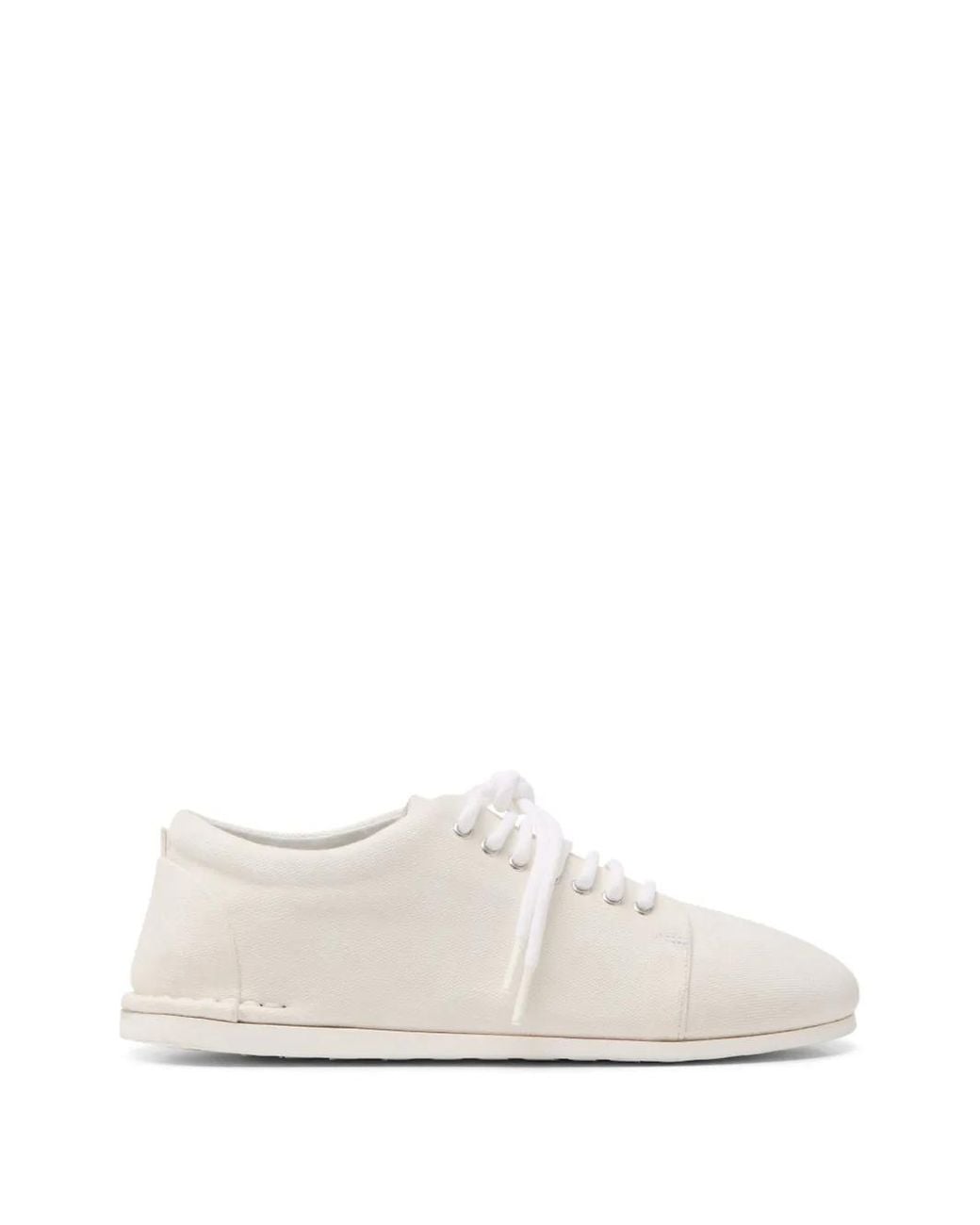 Marsèll White Sancrespella Lace-Up Derby Shoes