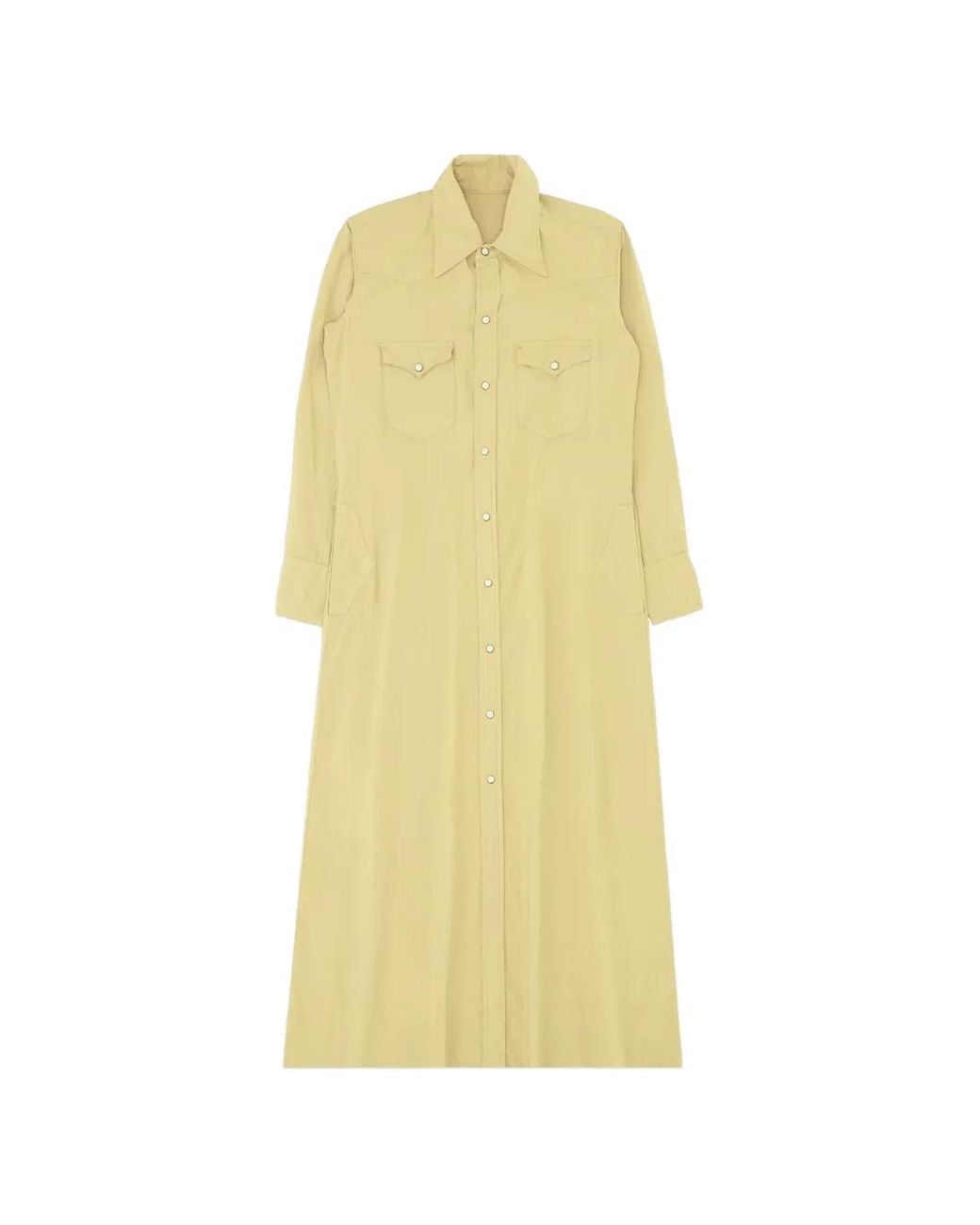 Fortela Yellow Robe Longue Arley