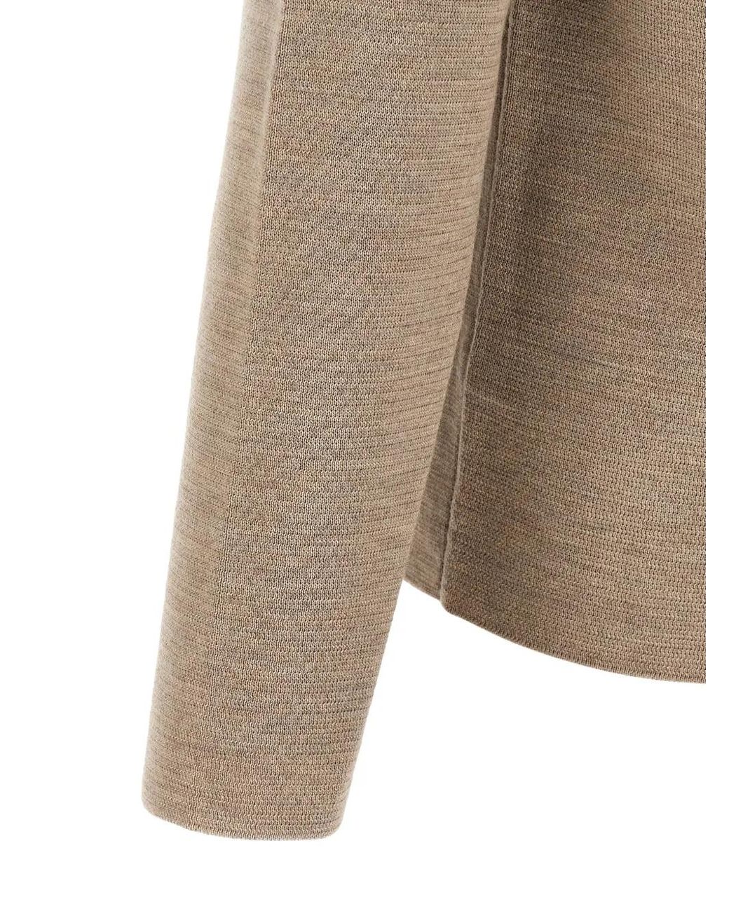 Zanone Natural Saharan Flap-Pocket Cardigan for men