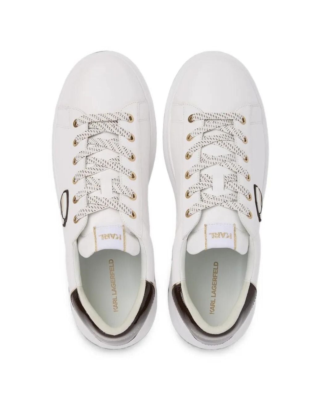 Karl Lagerfeld White Kapri Sneakers for men
