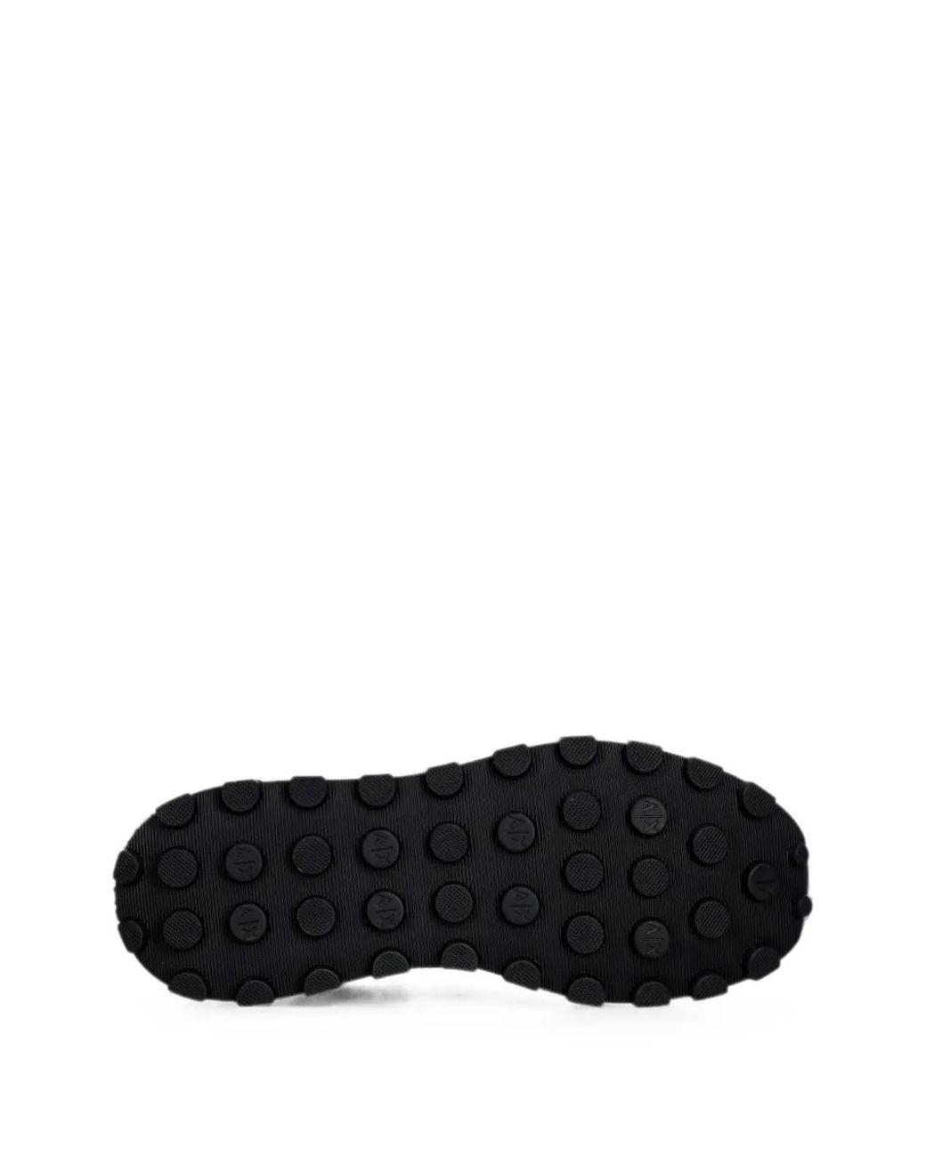 ARMANI EXCHANGE Black Baskets À Logo Imprimé for men