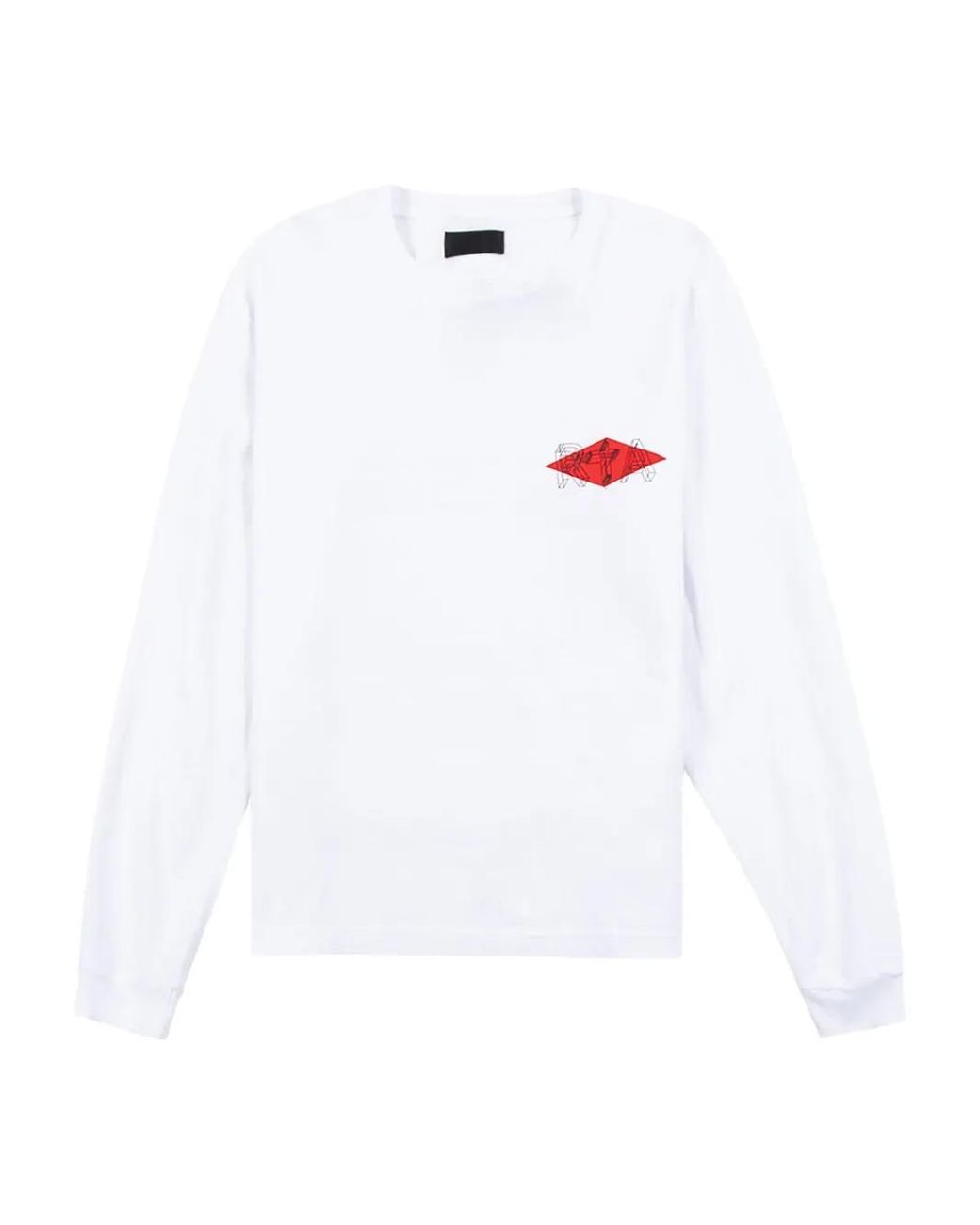 RTA White Long-Sleeve Sweatshirt for men