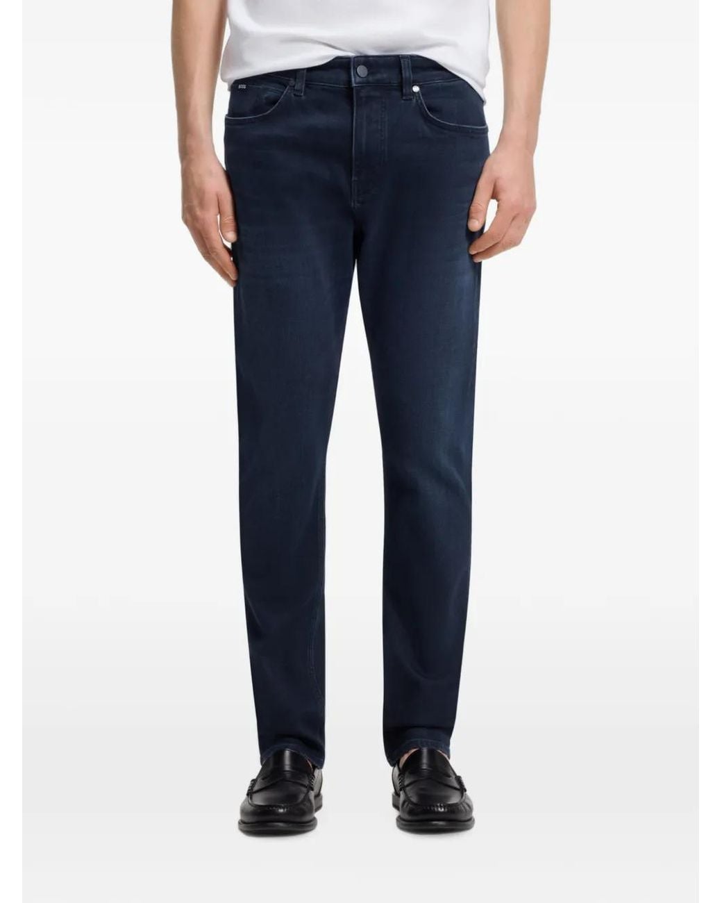 Boss Blue Delaware Slim-Fit Jeans for men