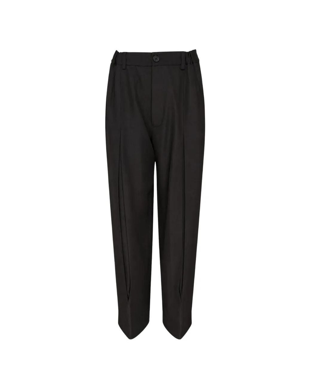 Melitta Baumeister Black Tailored Pointy-Hem Trousers