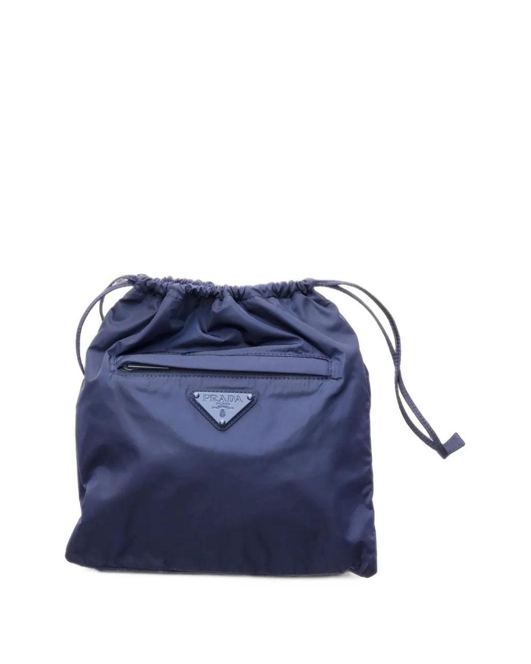 Prada Blue Foldable Re-Nylon Pouch