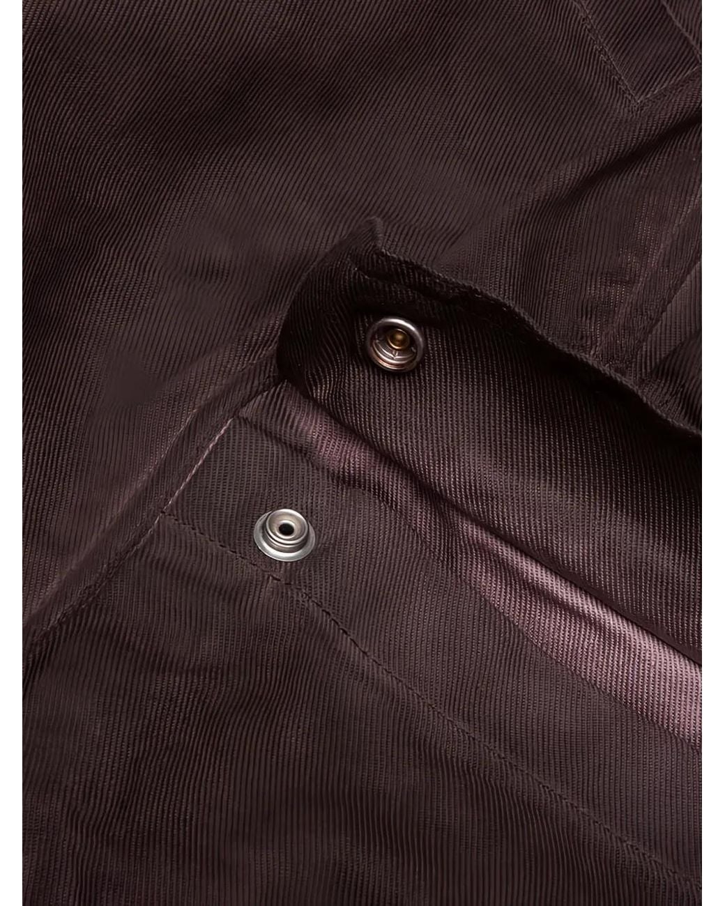 Rick Owens Purple Cargobela Shorts for men