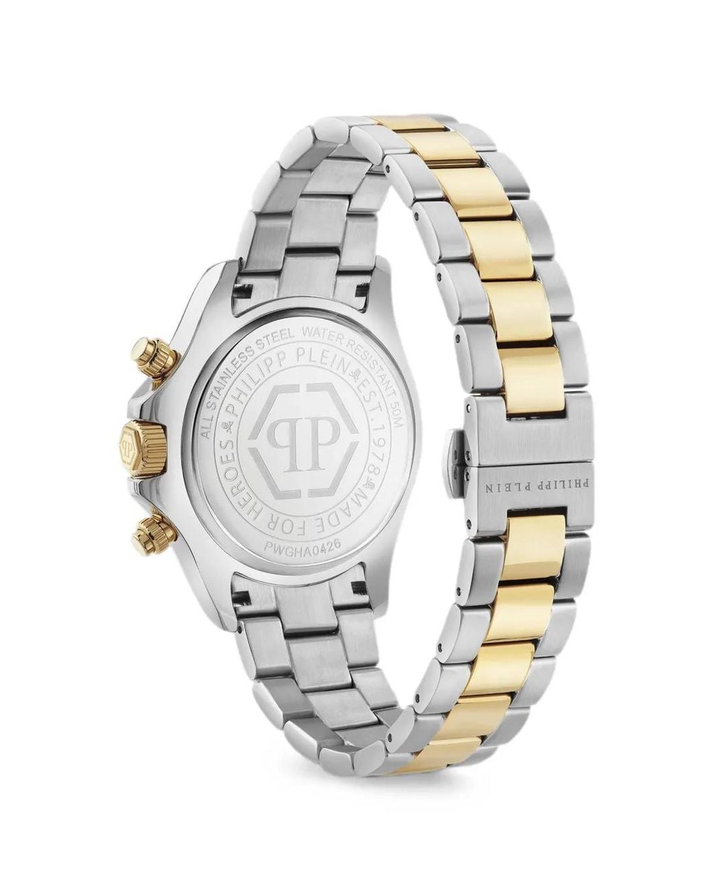 Philipp Plein Metallic Montre Plein Nobile 43 Mm for men