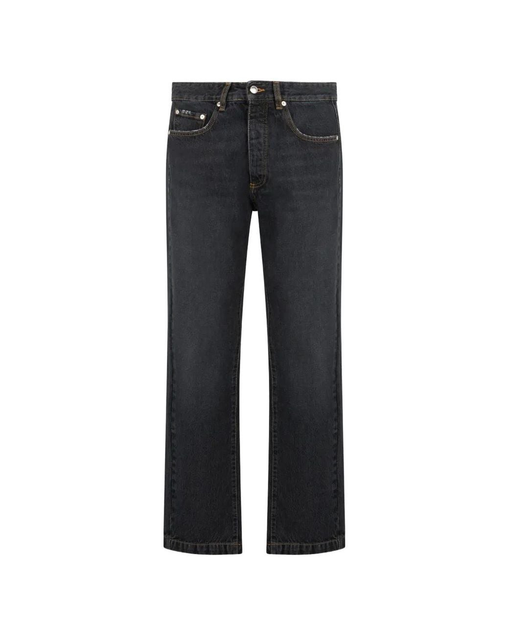 ICON DENIM Black Iann Distressed Jeans for men