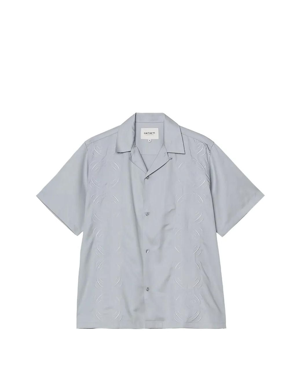 Carhartt Gray Signet Short-Sleeve Shirt for men