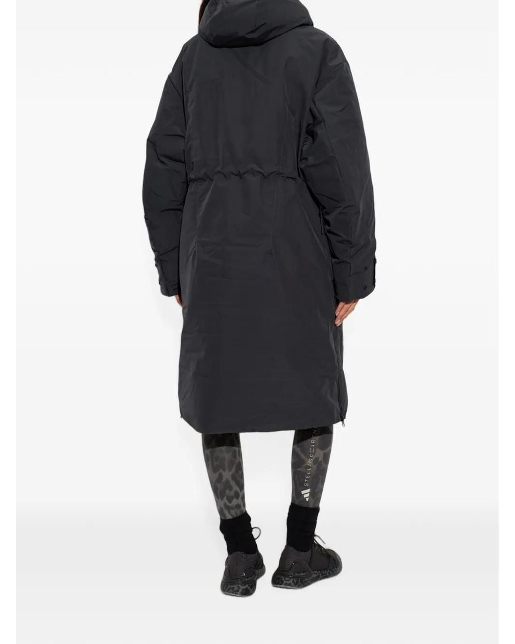 Adidas By Stella McCartney Blue X Stella Mccartney Insulated Hooded Coat