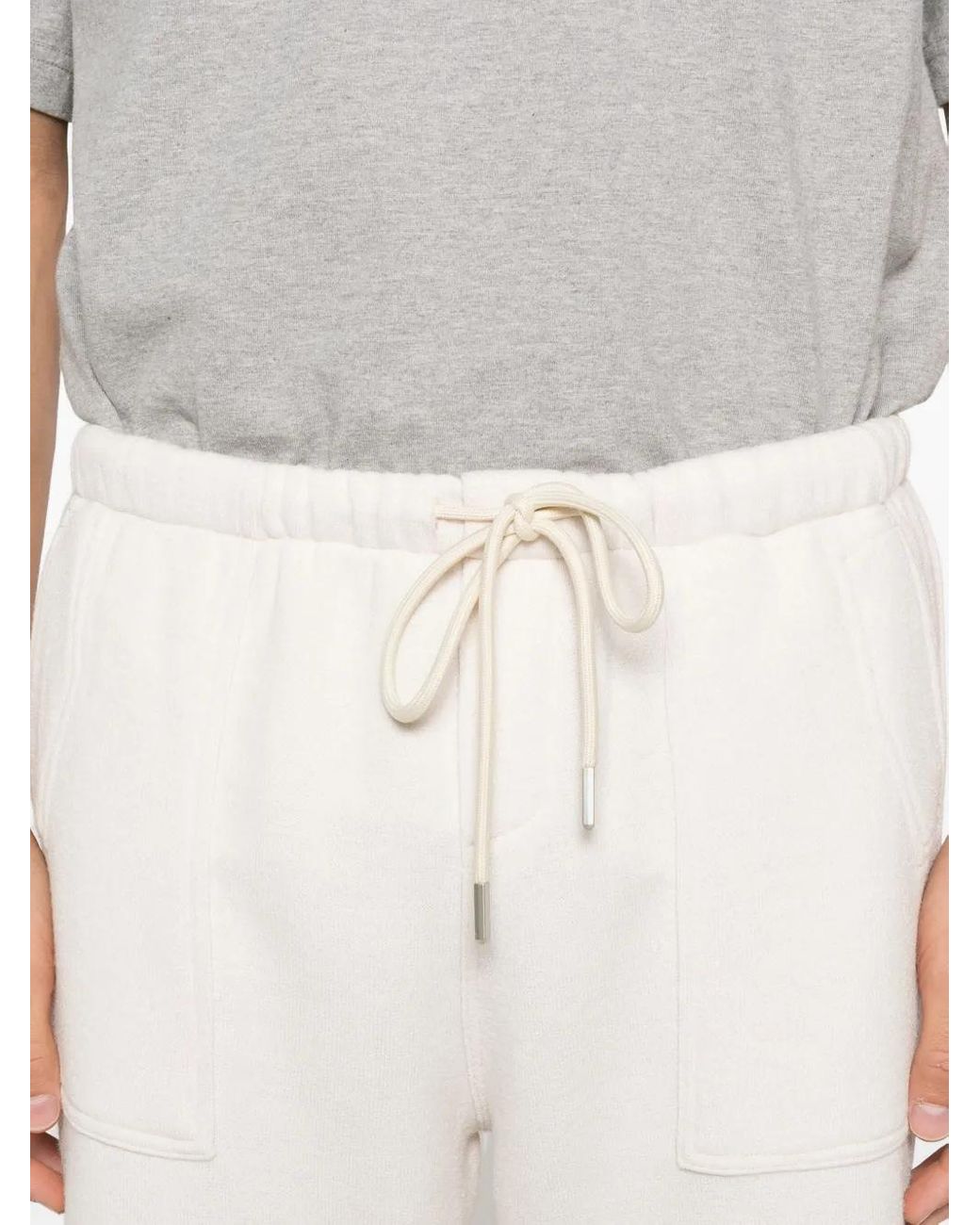 Yes London White Pantalon De Jogging À Lien De Resserrage for men