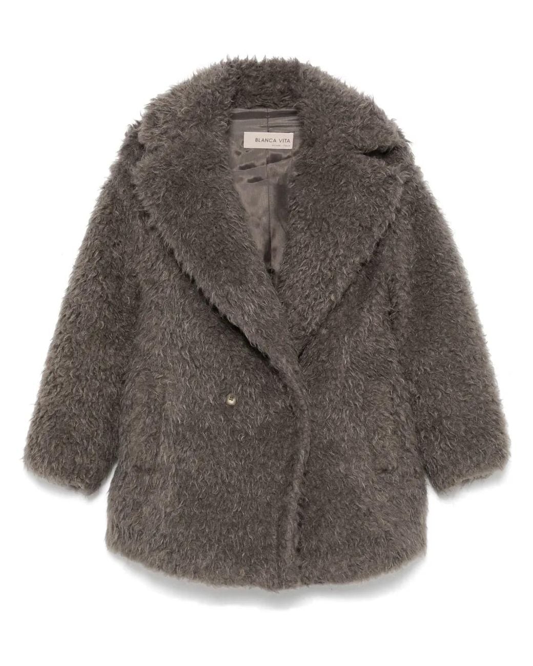 Blanca Vita Gray Chary Coat