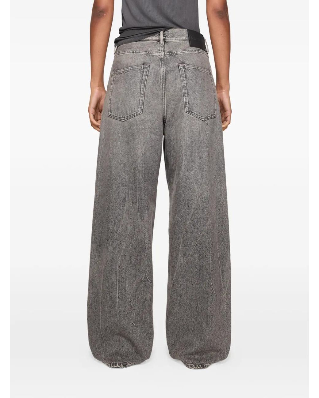 Acne Gray 1981 Jeans Mit Lockerem Schnitt