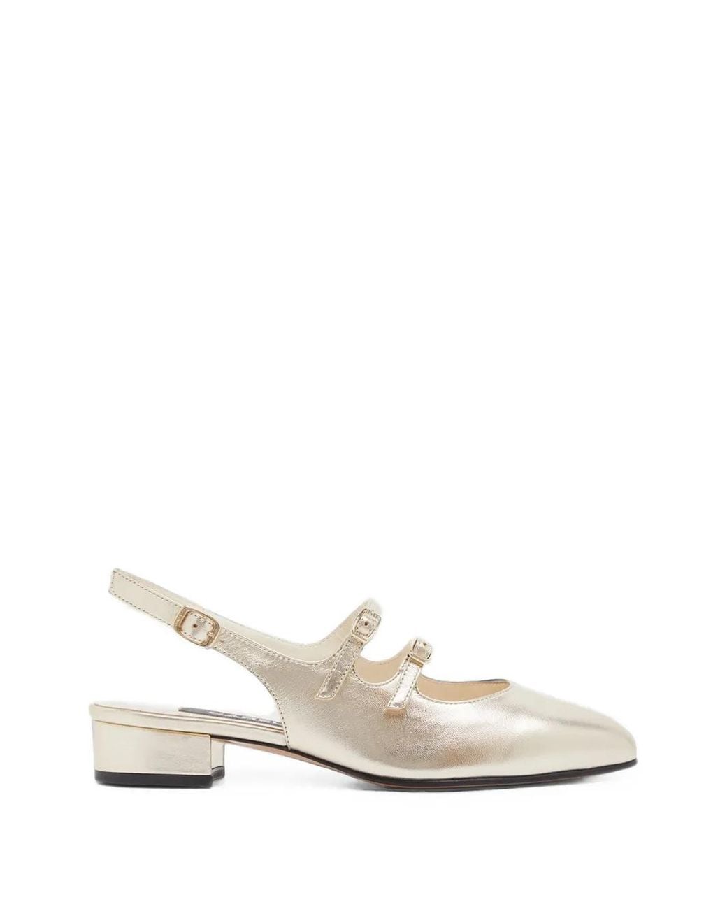 CAREL PARIS White Escarpins Peche À Double Bride Arrière