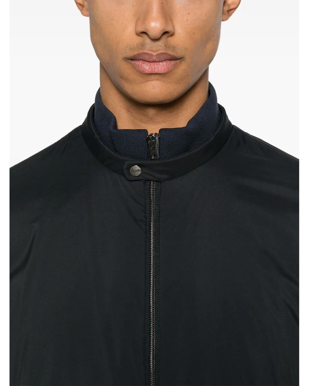 Herno Blue 'Ecoage' Bomber Jacket for men