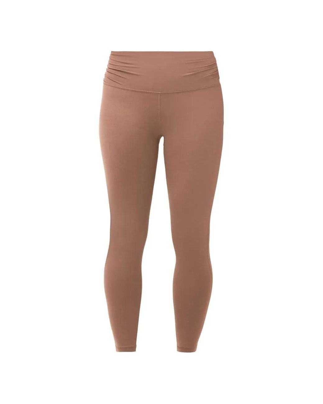 Sweaty Betty Brown Ultimate Studio 7/8 Ruched-Waist Leggings