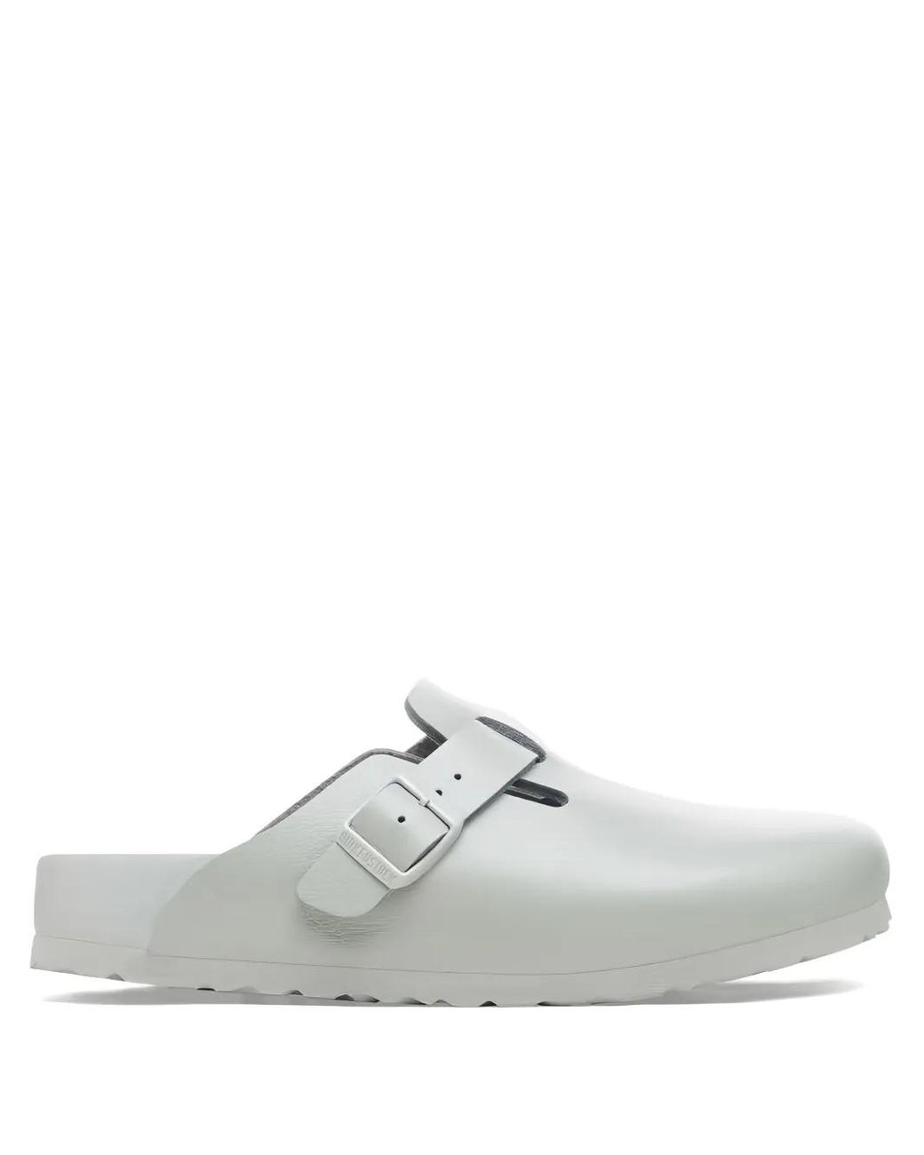 Birkenstock White Boston Clogs for men