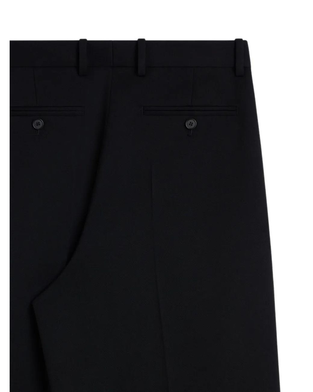 Givenchy Black Double Pleat Pants