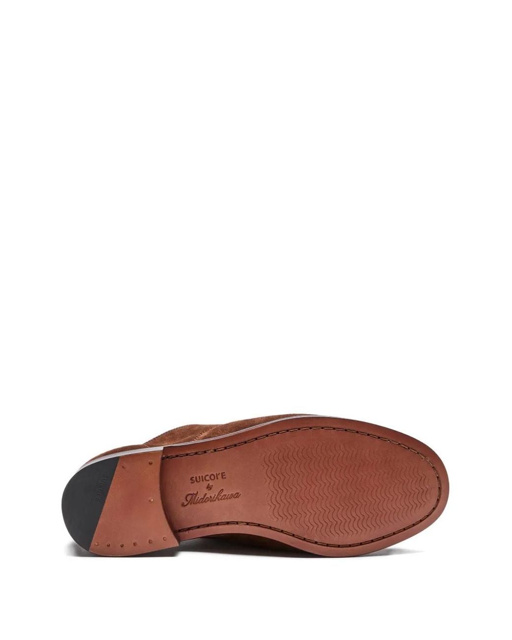 Suicoke Brown Loafer Mit Pompons