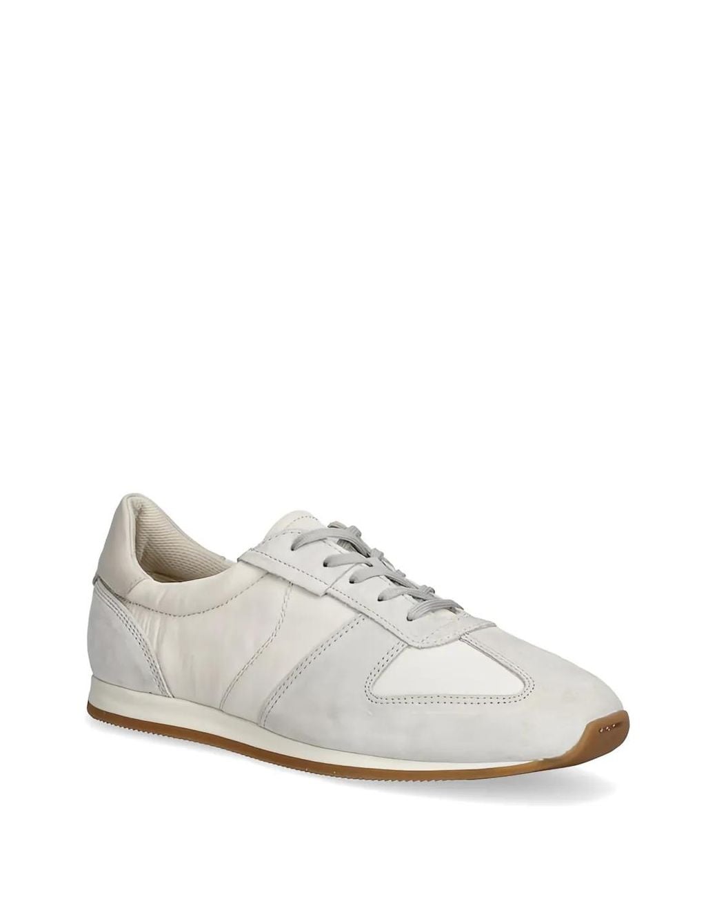 Vagabond White Suede Panel Sneakers