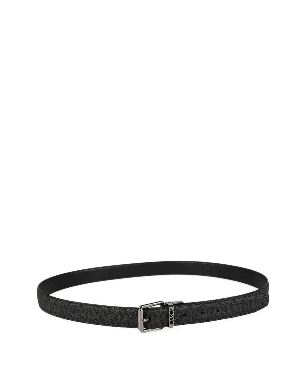 Michael Kors White Ceinture Monogrammée À Boucle for men